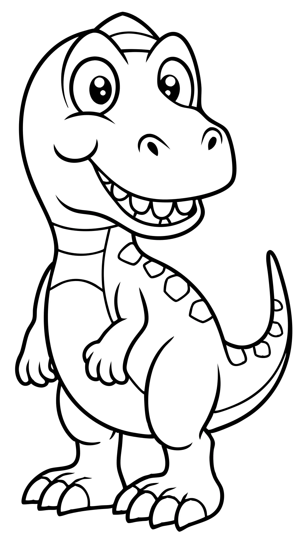 free dinosaur coloring pages printable